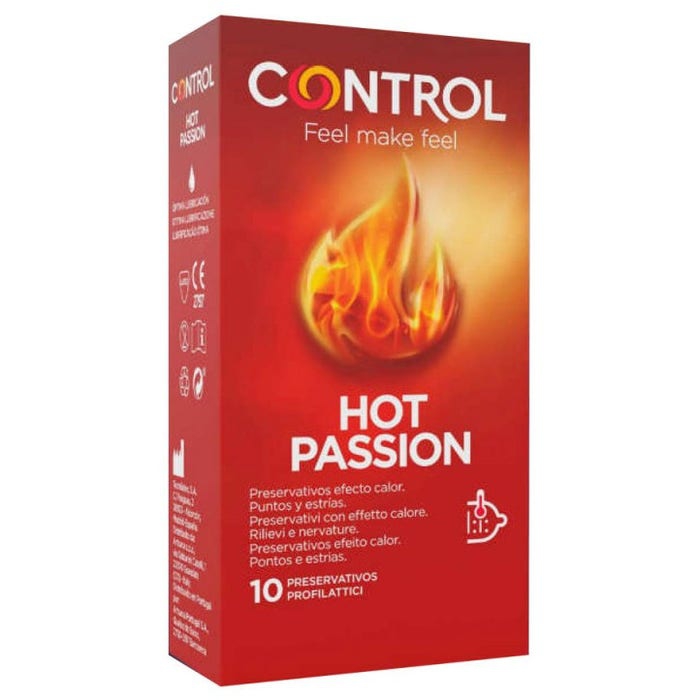 Control Hot Passion 10 Profilattici