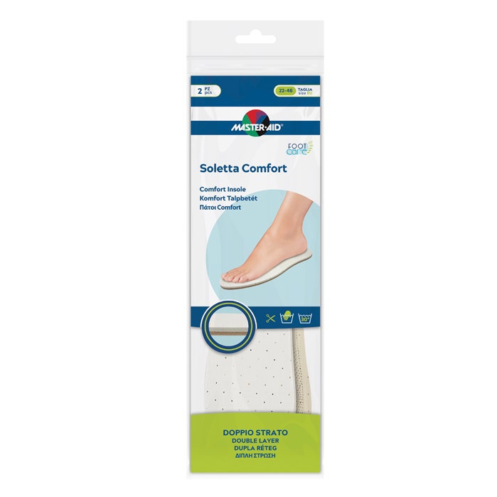 Master Aid Footcare Soletta Comfort Ritagliabile 2 Pezzi