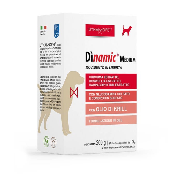Dinamic Integratore Articolare Per Cani 20 Bustine 10 ml