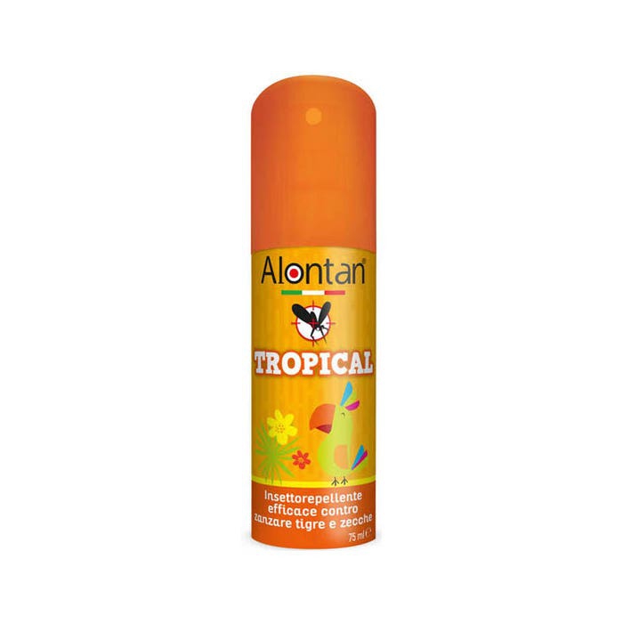 Alontan Tropical Spray Anti Zanzare Tigre E Zecche 75ml