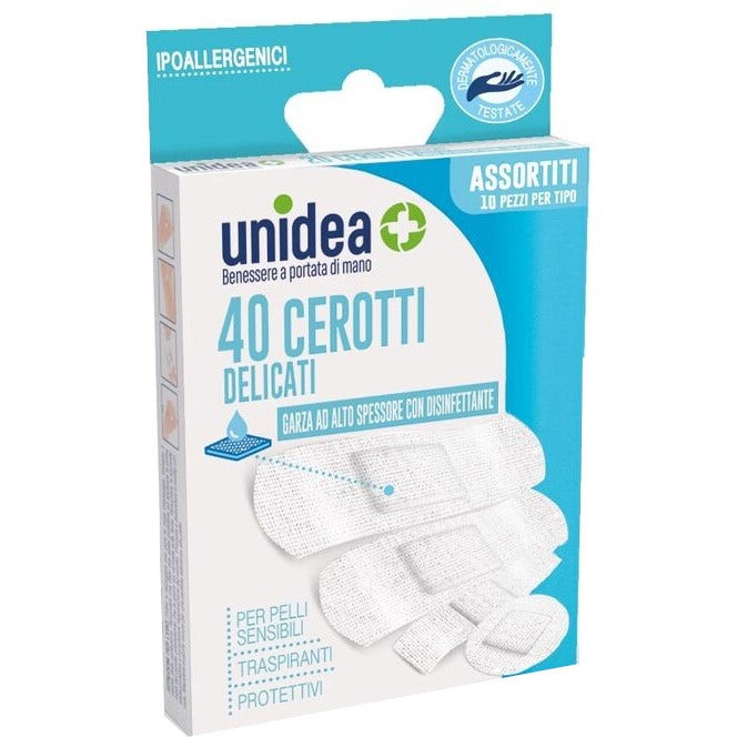 Unidea  Cerotti Delicati TNT Formati Assortiti 40 Pezzi