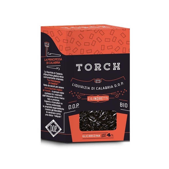 Torch Cilindretti di Liquirizia Biologica di Calabria 20 g