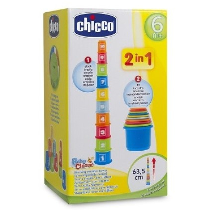 Chicco Gioco Numeri Impilabili  6m