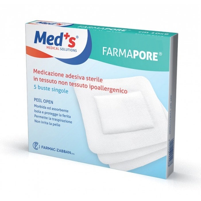 Med's Medicazione Autoadesiva Sterile 15 x 15 cm 5 Pezzi