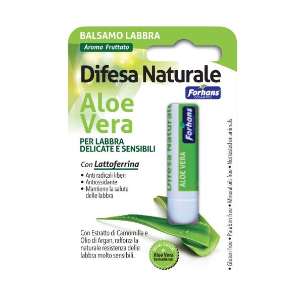 Forhans Balsamo Labbra Difesa Naturale Aloe Vera