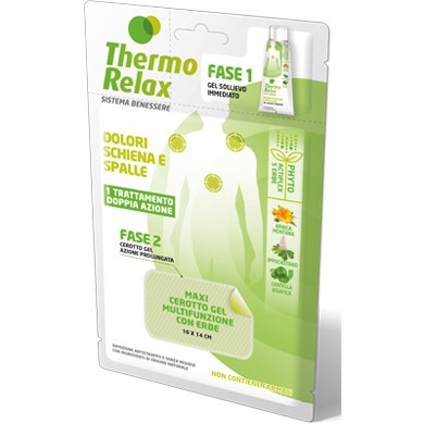 Thermorelax Dolori Schiena Spalle 1 Bustina Gel Sollievo Immediato 1 Maxi Cerott