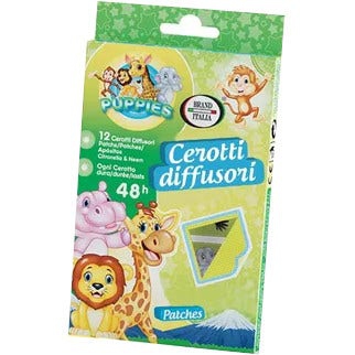Cerotti Puppies Allontana Zanzare 12 Pezzi