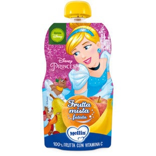 Mellin Merenda Frutta Mista Disney 110g 9Mesi+