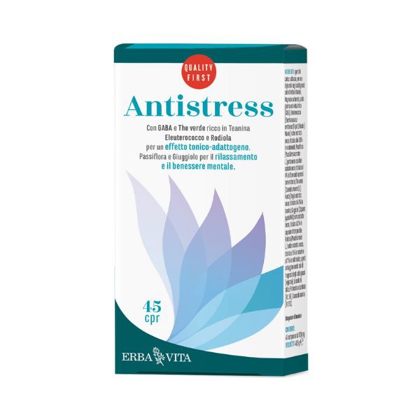 Erba Vita Antistress Integratore Alimentare per il Benessere Mentale 45Compresse