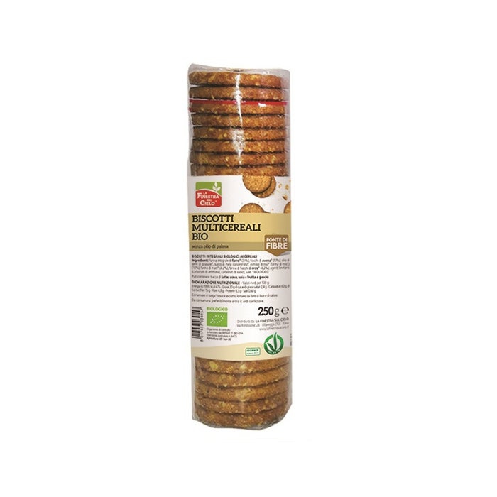 La Finestra Sul Cielo Biscotti Multicereali Bio Cacao 250g