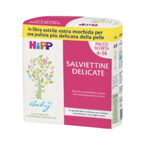 Hipp Salviettine Delicate 4x56 Pezzi