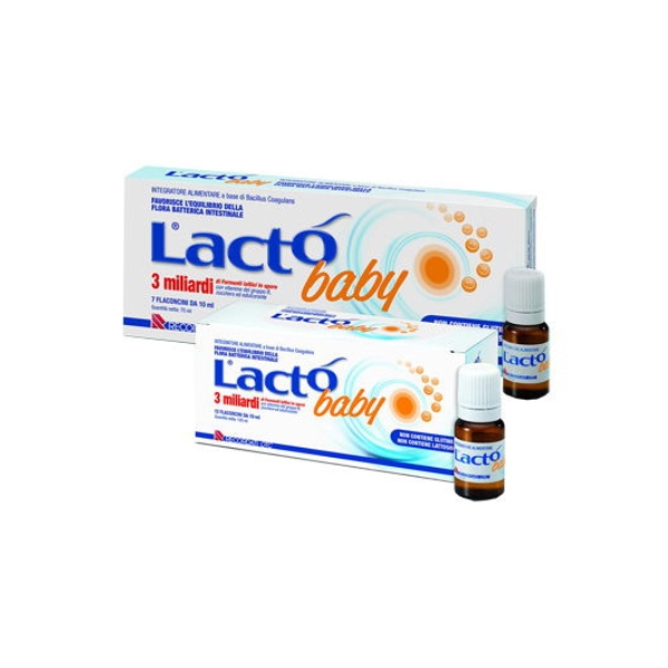 Lact Baby 3 Miliardi Integratore Benessere Intestinale Bambini 12 Flacon