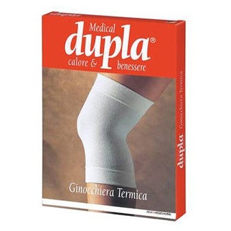 Dupla Ginocchiera Termica Bianca Taglia M