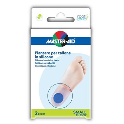 Master Aid Plantare Tallone Silicone Small 2 Pezzi