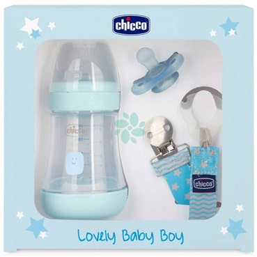 Chicco Cofanetto Nascita Biberon Benessere Azzurro Per Bambino