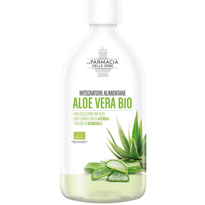 Farmacia Delle Erbe Aloe Vera Succo Puro Bio 500ml
