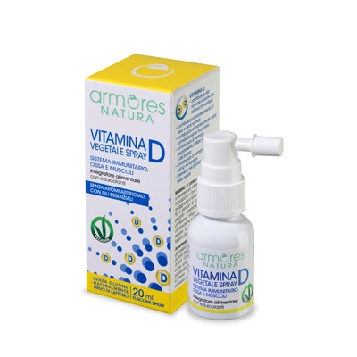 Armores Natura Vitamina D Vegetale Integratore Alimentare Spray 20 ml