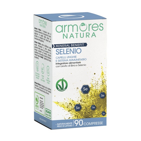 Armores Natura Mineral Benefit Selenio Integratore Alimentare 90 Compresse