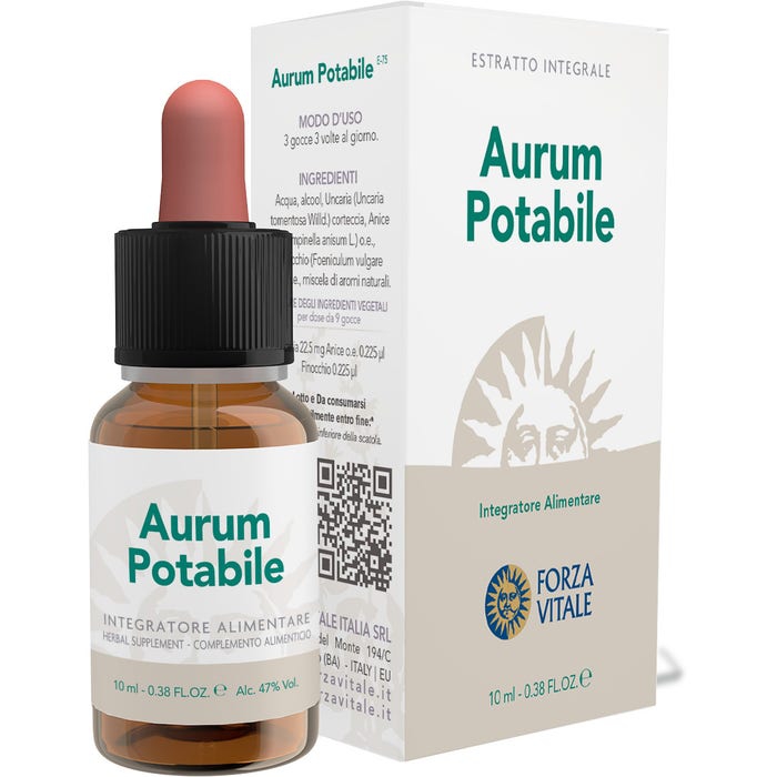 Ecosol Aurum Potabile Integratore Gocce Benessere Cardiaco 10 ml
