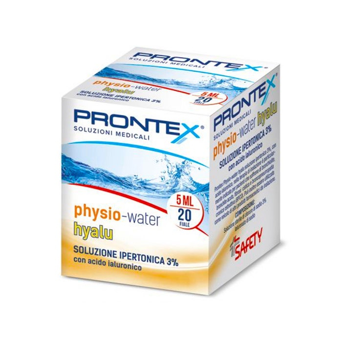 Prontex Physio-Water Hyalu Soluzione Ipertonica 3% 20 Fiale Da 5ml