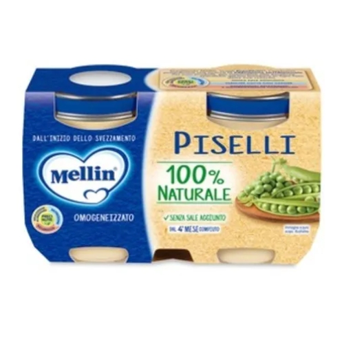 Mellin Omogeneizzato Piselli 2x125g