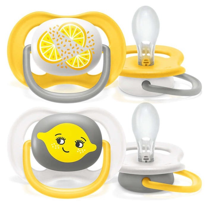 Philips Avent Succhietto Ultra Air Neutro 2 Pezzi 6-18 Mesi