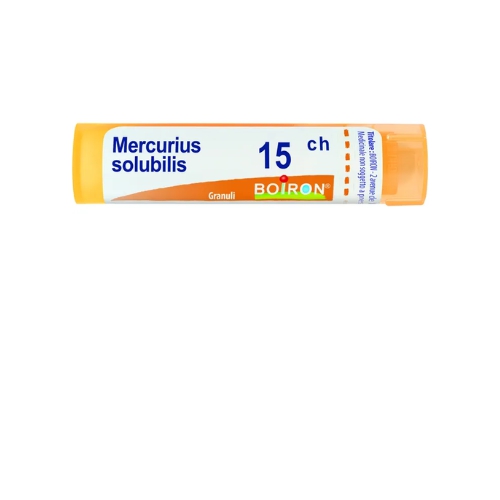  Boiron Mercurius Solubilis 15CH Granuli Omeopatici Tubo 4 g