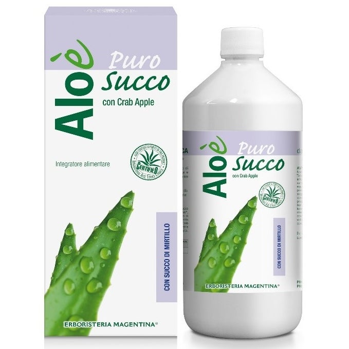 Aloe' Puro con Succo di Mirtillo 1 Litro