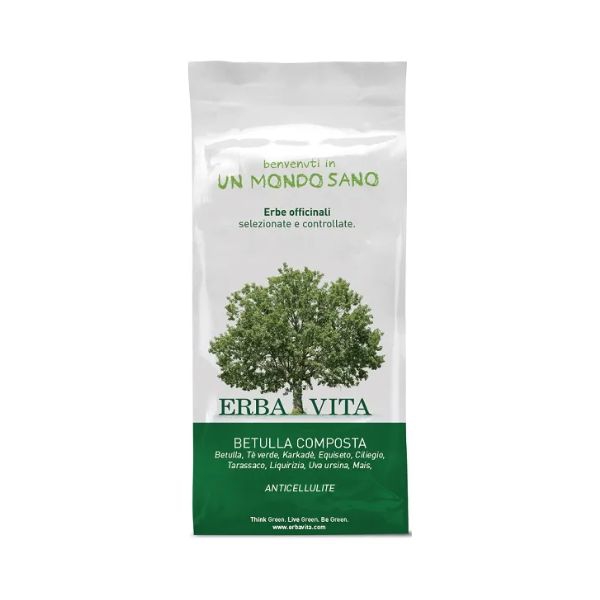 Erba Vita Betulla Composta Miscela per Tisane Anticellulite 100 g