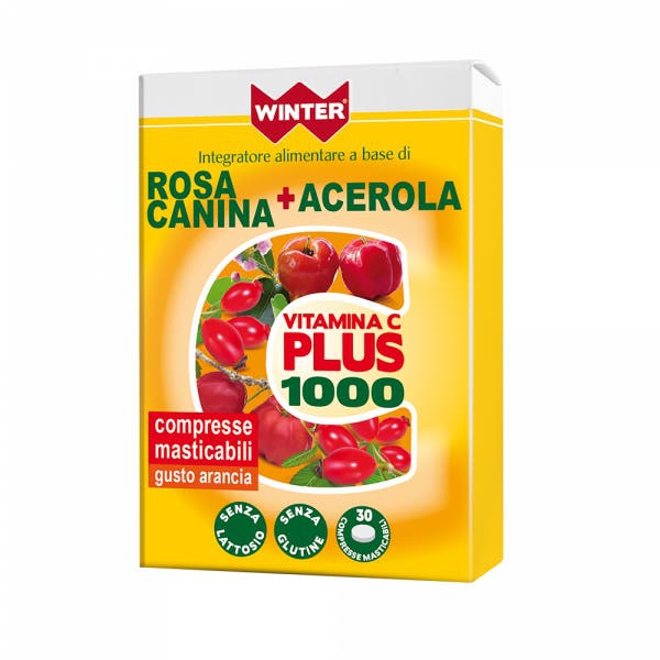 Winter Vitamina C Plus 1000 Rosa Canina/Acerola 30 Compresse Masticabili