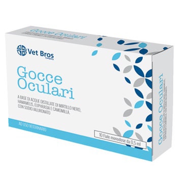 Vet Bros Gocce Oculari Per Cani/Gatti 10 Flaconcini