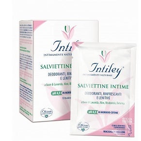 Intiley Salviettine Intime Deodoranti Rinfrescanti 10 Bustine