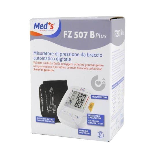 Med's Misuratore Di Pressione FZ 507 B Plus 1 Pezzo