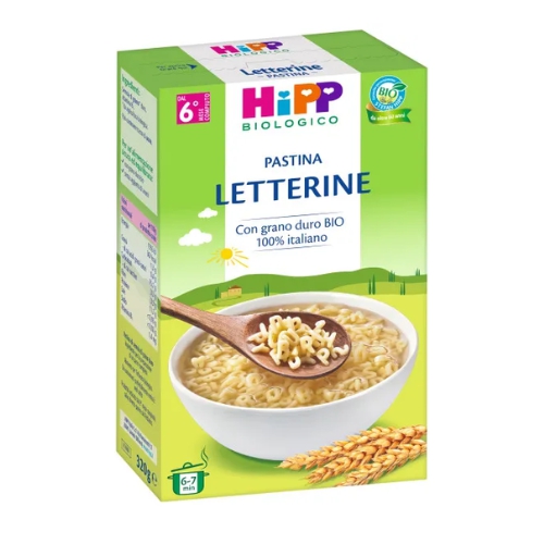 Hipp Bio Pastina Letterine 6M  320g