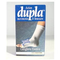 Dupla Cavigliera Elastica Bianca Taglia XL