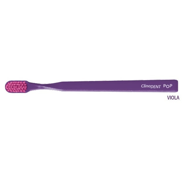 Clinodent Pop Viola Spazzolino Medio