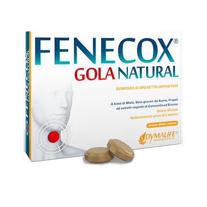 Fenecox Gola Natural Miele Limone 36 Pastiglie