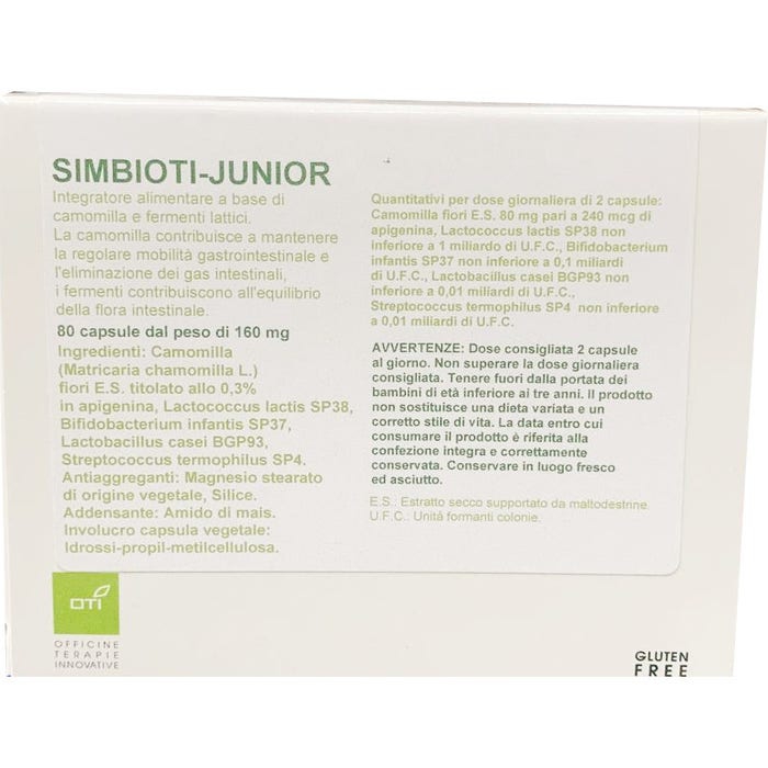 Oti SimbiOti-J Integratore Di Fermenti Lattici 80 Capsule