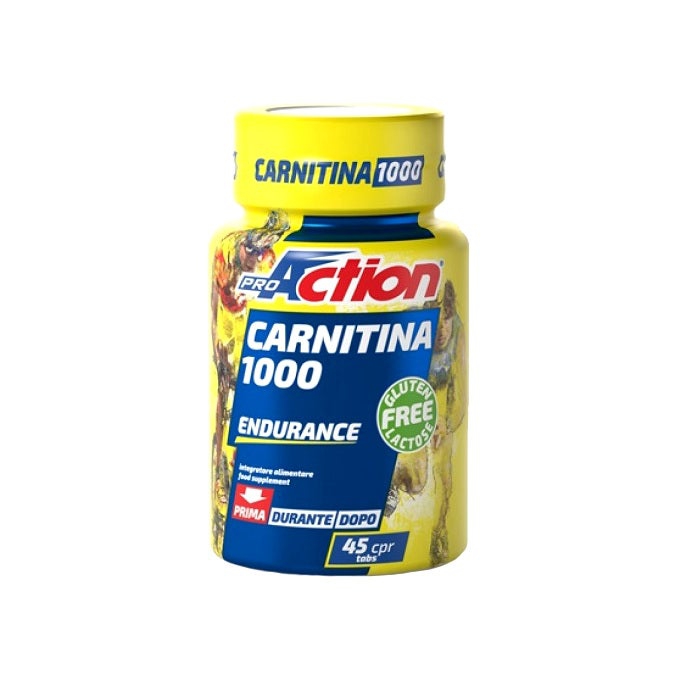 ProAction Carnitina 1000 Integratore Pro Energetico 45 Compresse