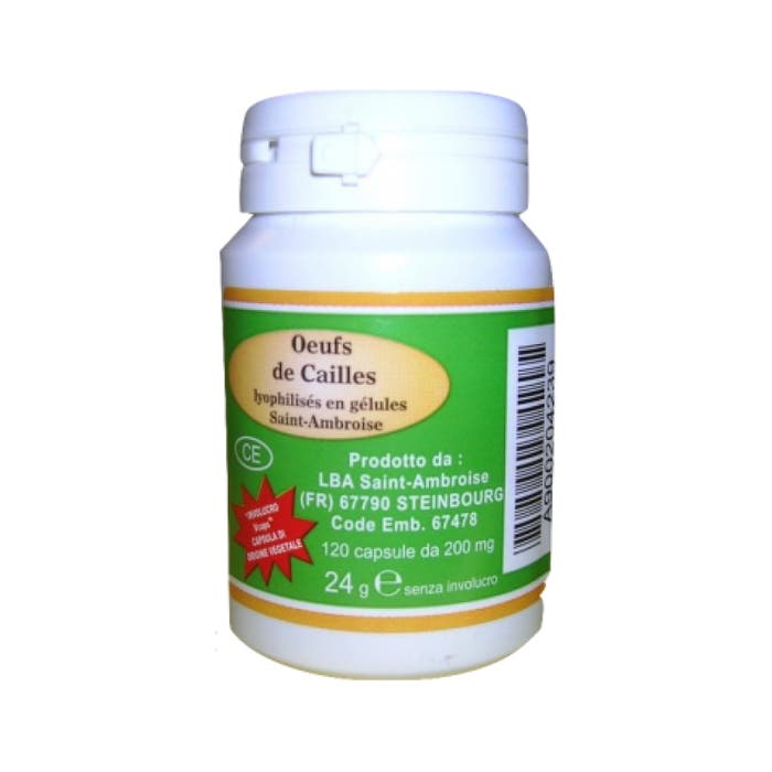 Uova Coturnice Liofilizzate 120 Capsule