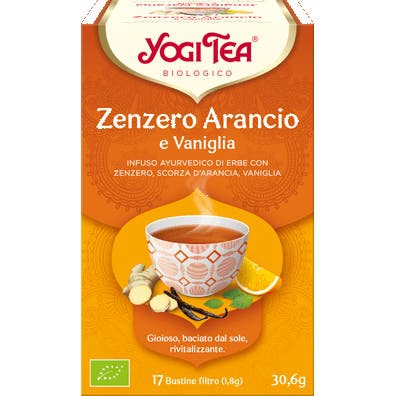 Yogi Tea Zenzero Arancia Vaniglia Infuso 17 Bustine