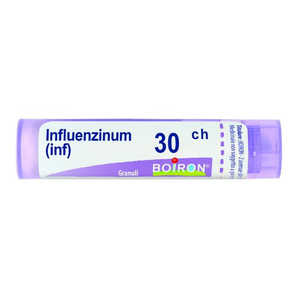  Boiron Influenzinum 30 CH è un rimedio omeopatico contro l'influenza, una sorta di vaccino antinfluenzale con tre porzioni di virus asiatico e una di virus europeo.