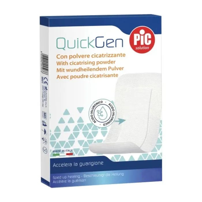 Pic Cicatrizzante Quickgen 10x7,5cm 5 Pezzi