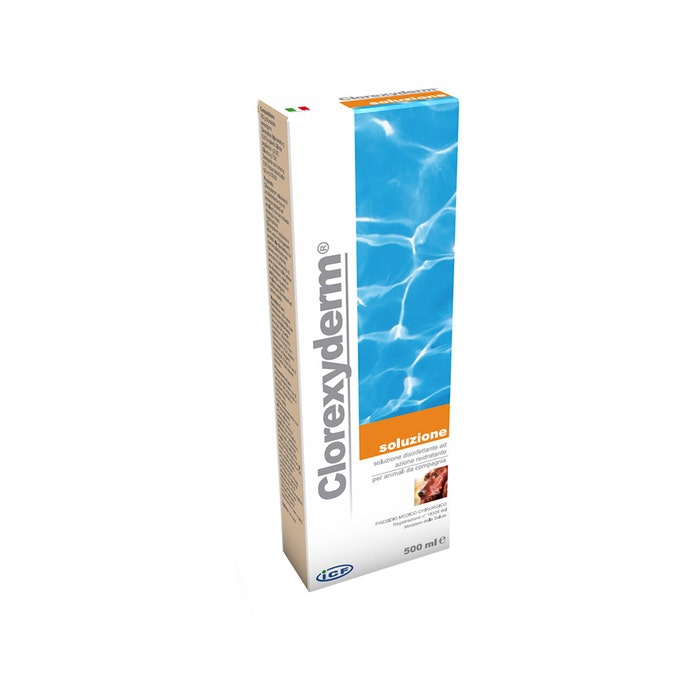 Icf Clorexyderm Soluzione Disinfettante Veterinaria 500 Ml