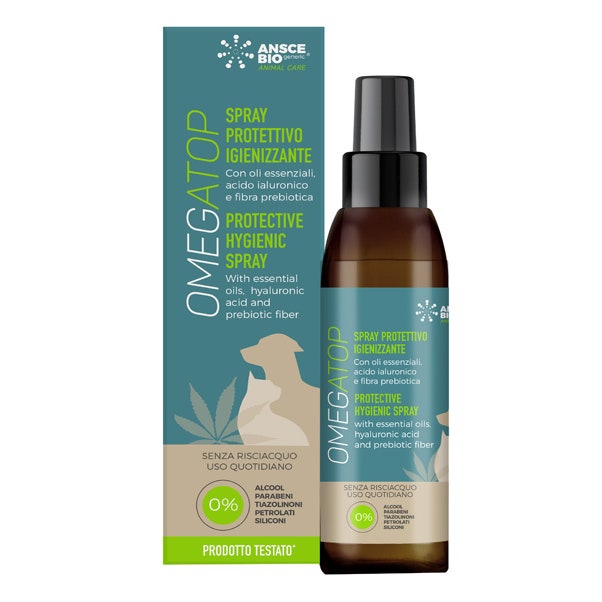 Omegatop Spray Protettivo Igienizzante Per Cani E Gatti 150ml