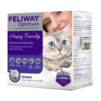 Feliway Optimum Diffusore+Ricarica Per Gatti 48ml