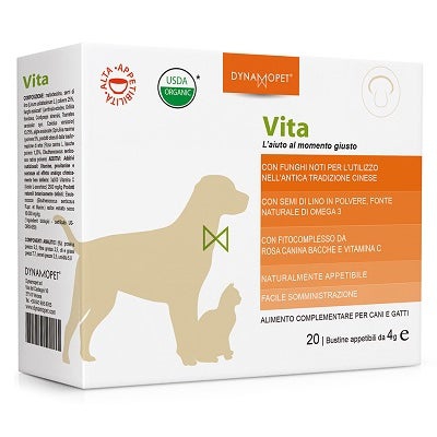 Vita Alimento Complementare Per Cani E Gatti 20 Bustine 4g