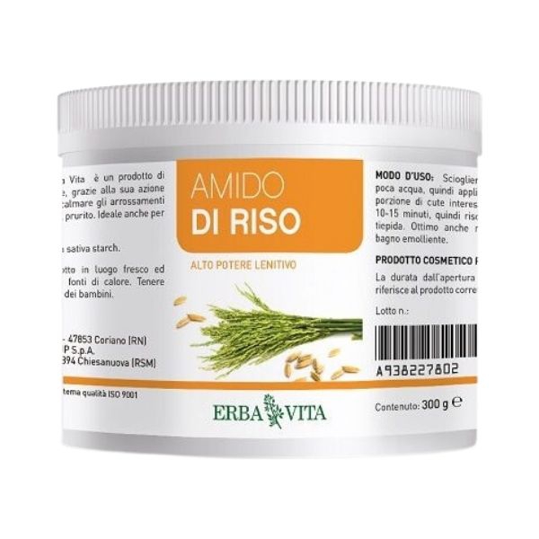 Erba Vita Amido di Riso per Uso Esterno Barattolo 300 g