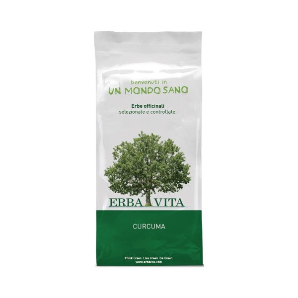 Erba Vita Curcuma Polvere Antiossidante per il Benessere del Fegato 100 g