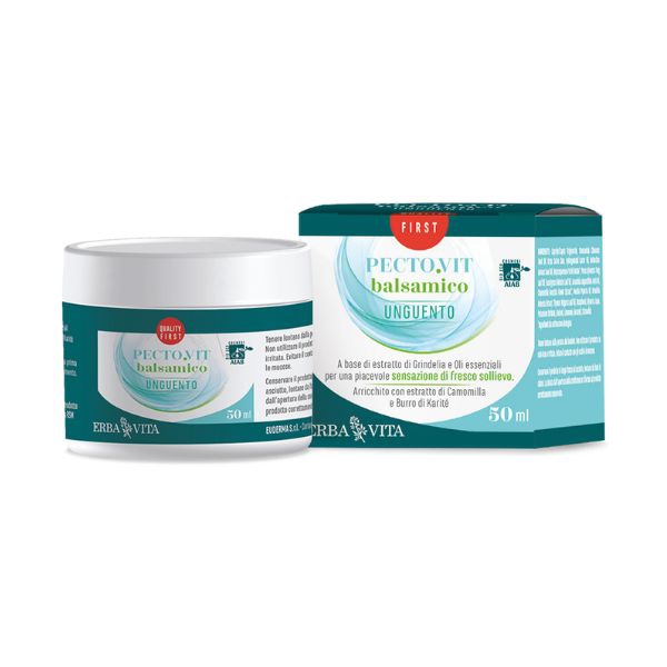 Erba Vita Pectovit Unguento Balsamico per le Vie Respiratorie 50 ml